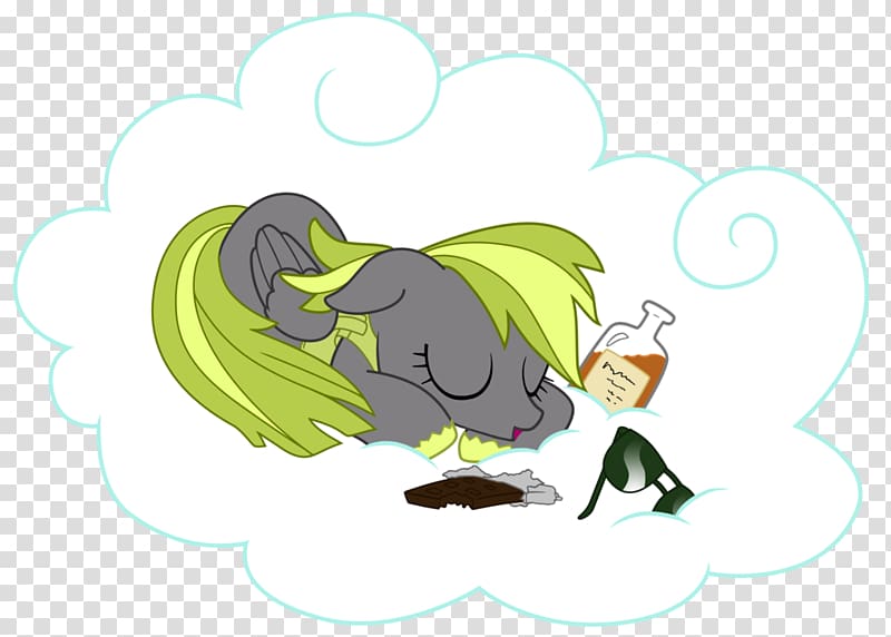 Pony Rainbow Dash Animation Drawing, the sleeping unicorn transparent background PNG clipart