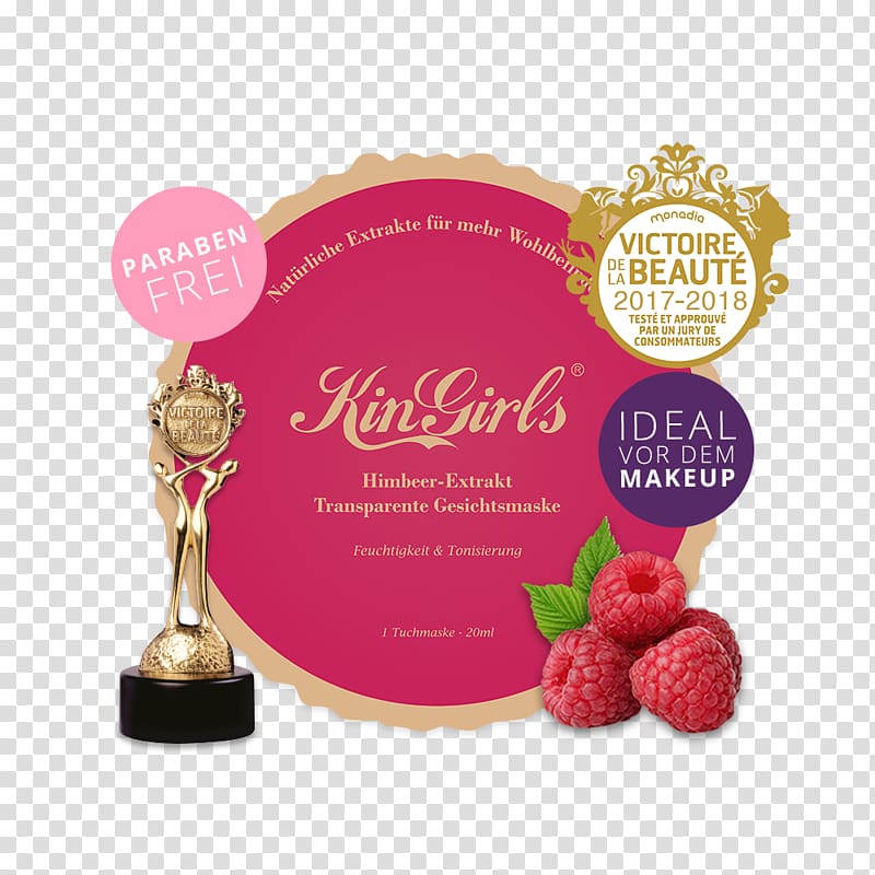 Extract Mask Facial Red raspberry Face, lipstick transparent background PNG clipart