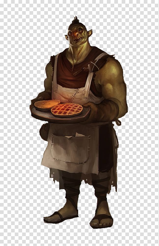 Dungeons & Dragons Pathfinder Roleplaying Game d20 System Cook Half-orc, neverwinther concept character transparent background PNG clipart