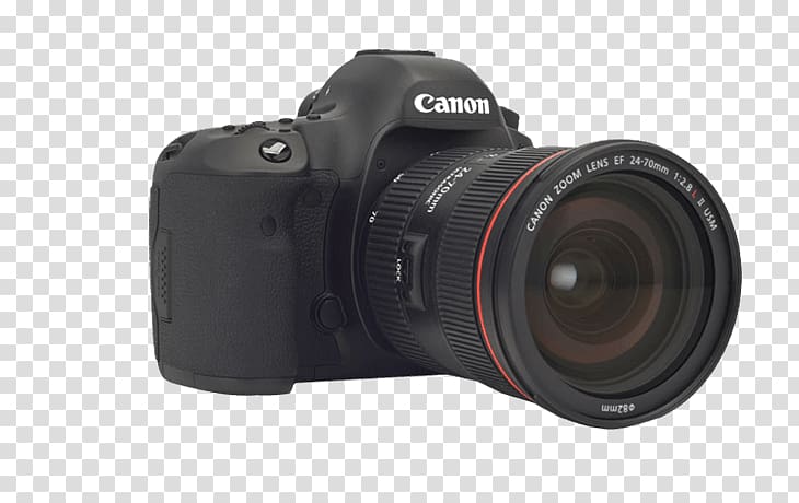 Digital SLR Canon EOS 5DS Canon EOS 5D Mark III, camera lens transparent background PNG clipart