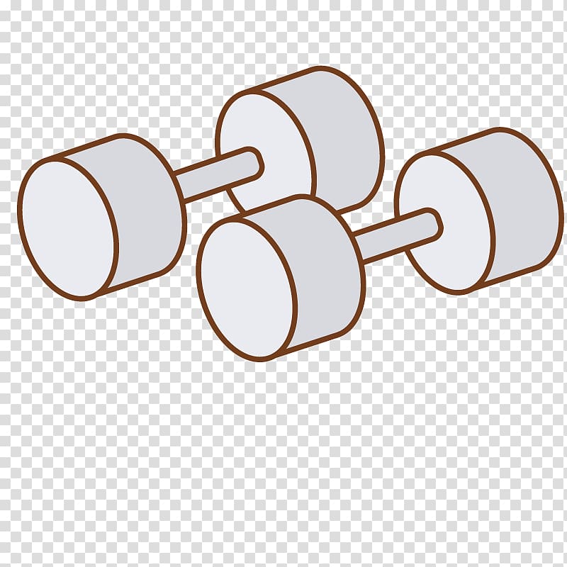 Physical exercise Sport Weight training , Sports dumbbells tool transparent background PNG clipart