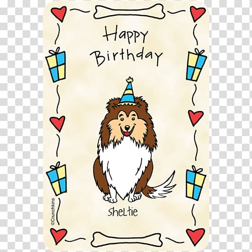Dachshund Yorkshire Terrier Greeting & Note Cards Birthday Puppy, Shetland Sheepdog transparent background PNG clipart