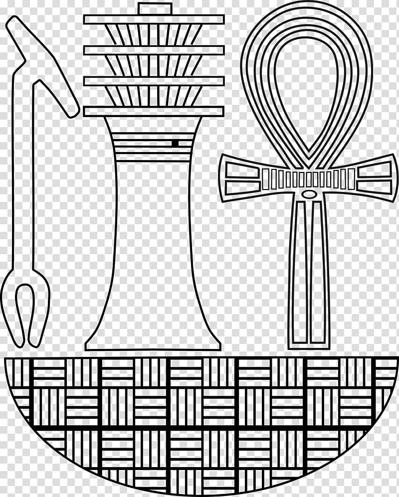 Ancient Egypt Djed Ankh Was-sceptre Eye of Ra, Egypt transparent background PNG clipart