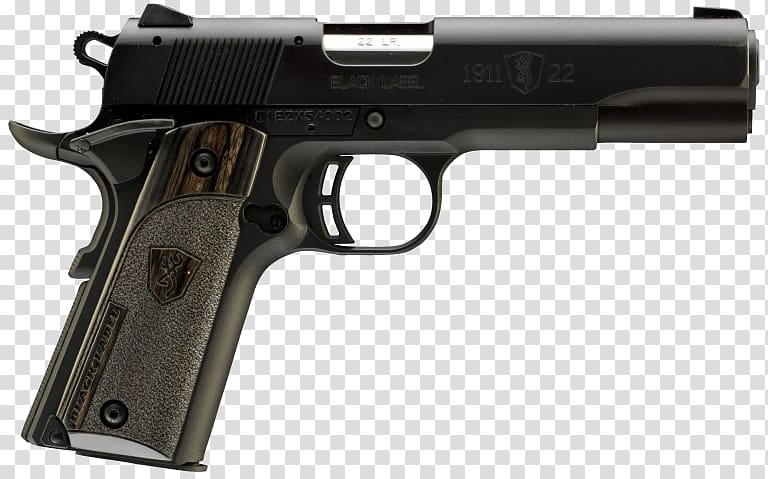 .22 Long Rifle Browning Arms Company M1911 pistol Rimfire ammunition, Handgun transparent background PNG clipart