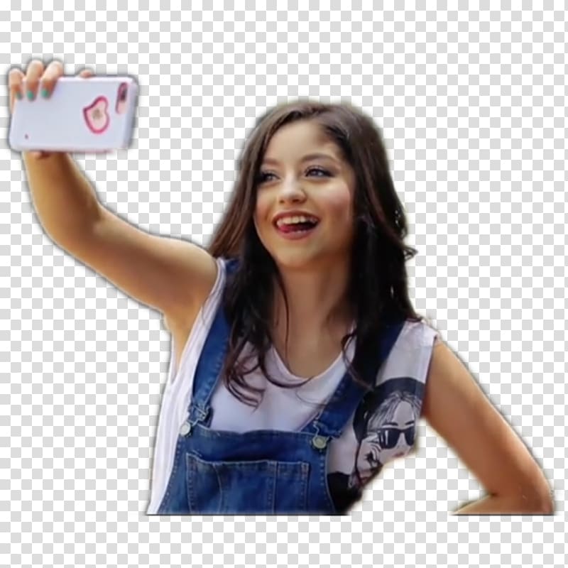woman taking , Karol Sevilla Editing PicsArt Studio MPEG-4 Part 14, selfie transparent background PNG clipart