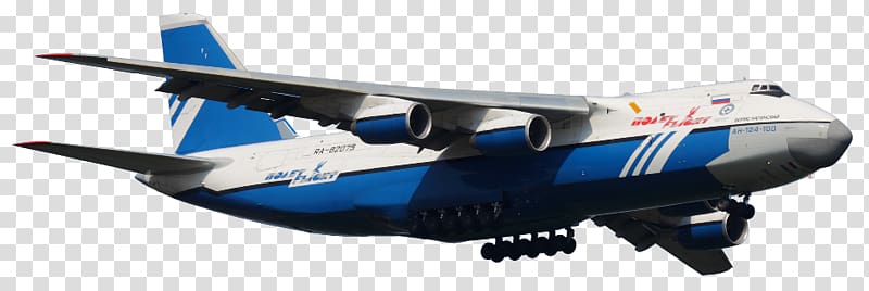 Antonov An-124 Ruslan Airplane Antonov An-225 Mriya Aircraft, Cargo Aircraft transparent background PNG clipart