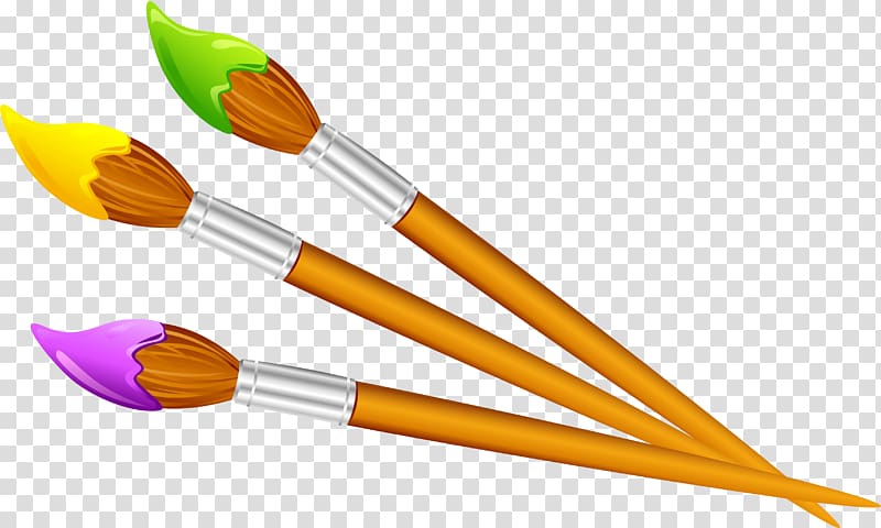 Paintbrush Palette, paint brush transparent background PNG clipart