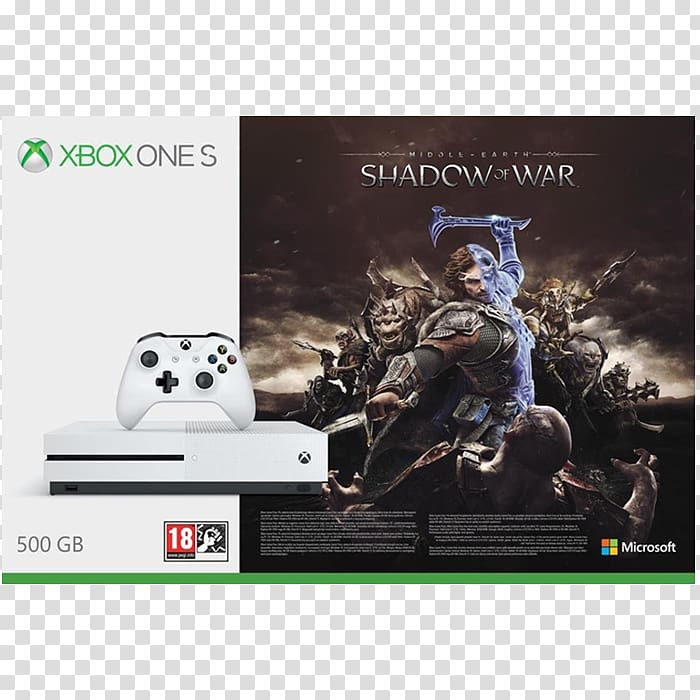 Middle-earth: Shadow of War Middle-earth: Shadow of Mordor Xbox One S Video Game Consoles, microsoft transparent background PNG clipart