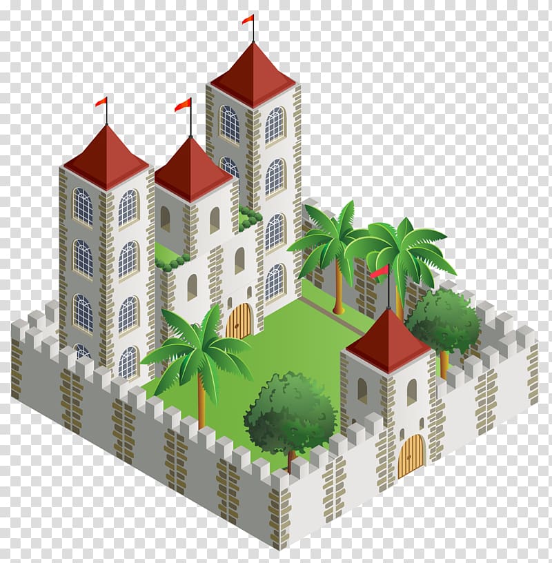white castle illustration, Puzz 3D Castle 3D computer graphics Drawing , 3D Castle Castle transparent background PNG clipart