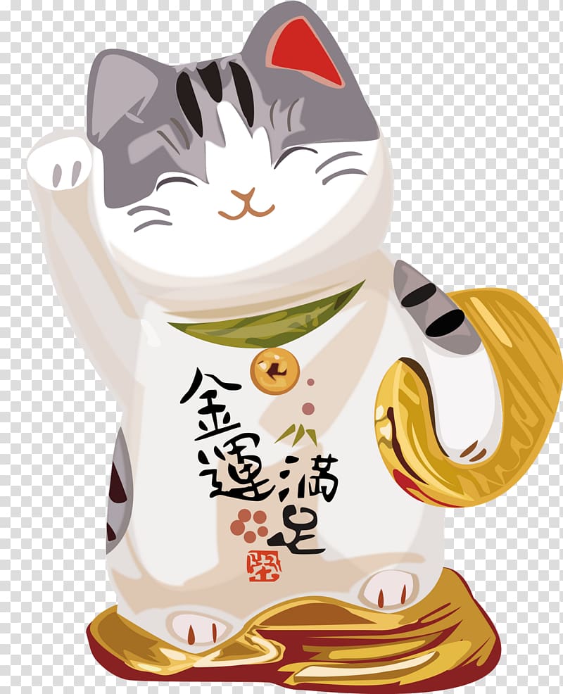 Cat Maneki-neko Wall decal Curtain, Cat transparent background PNG clipart