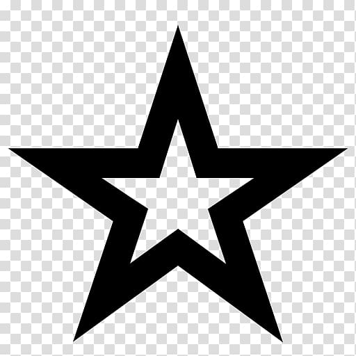 Dark star Five-pointed star , star transparent background PNG clipart