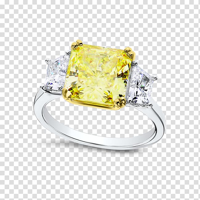 Diamond cut Engagement ring Earring, stone square transparent background PNG clipart
