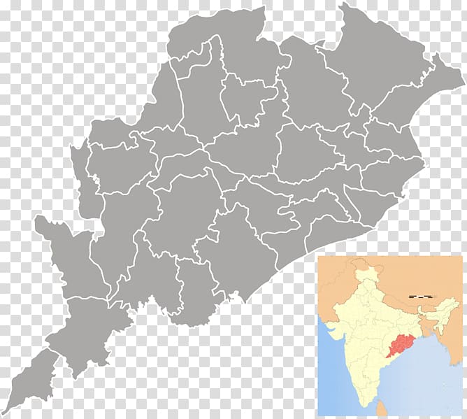 Kalahandi district Bhubaneswar Balangir district Jagatsinghpur district Nayagarh district, map transparent background PNG clipart