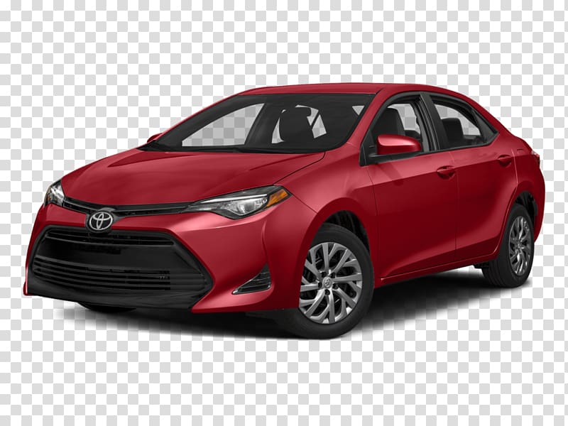 2018 Toyota Corolla LE Sedan Car Continuously Variable Transmission Front-wheel drive, car transparent background PNG clipart