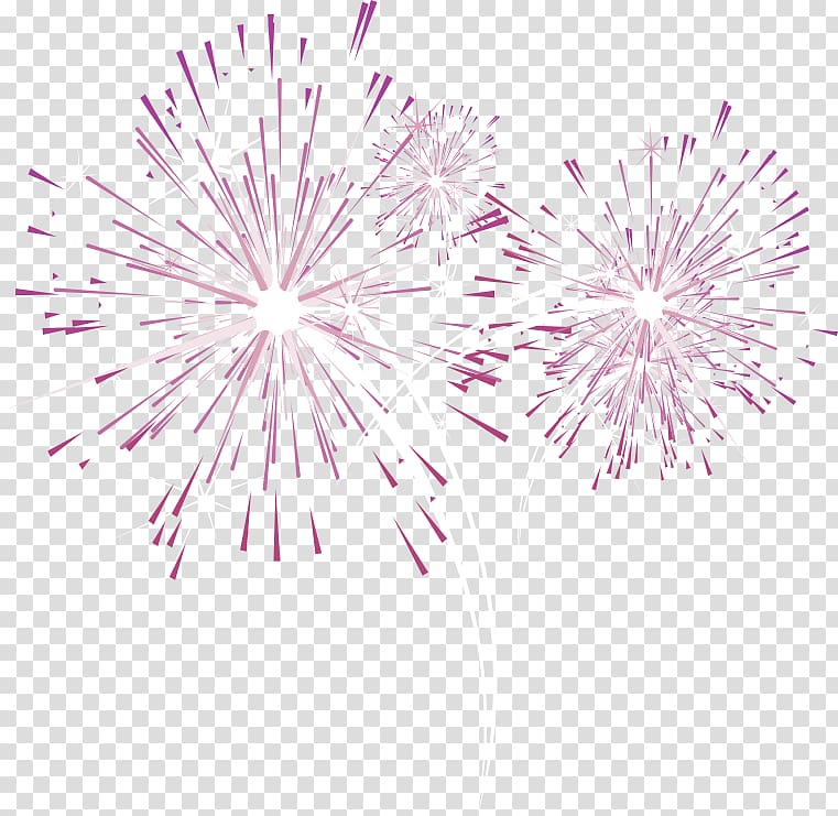 Fireworks Purple, Purple fresh fireworks effect elements transparent background PNG clipart