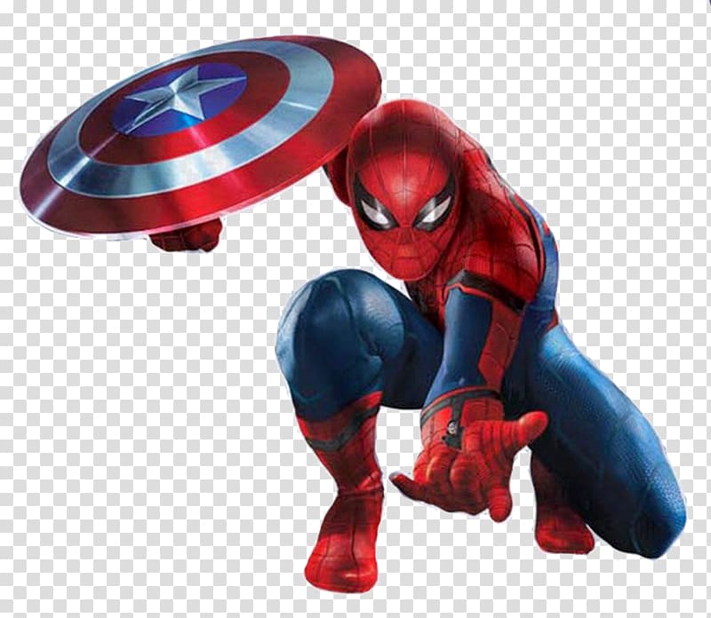 Spider-Man Captain America Marvel Cinematic Universe Film Art, spider-man transparent background PNG clipart