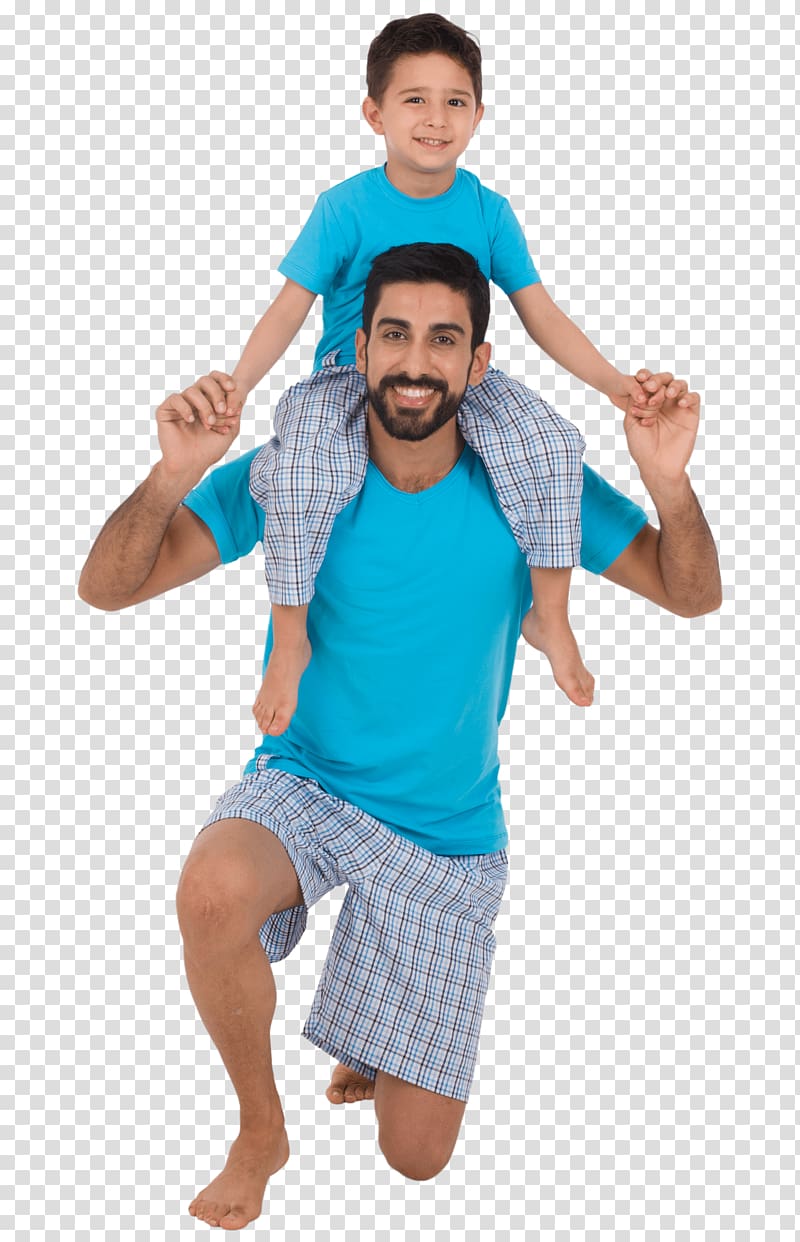 T-shirt Shorts Child Father Son, father and son transparent background PNG clipart
