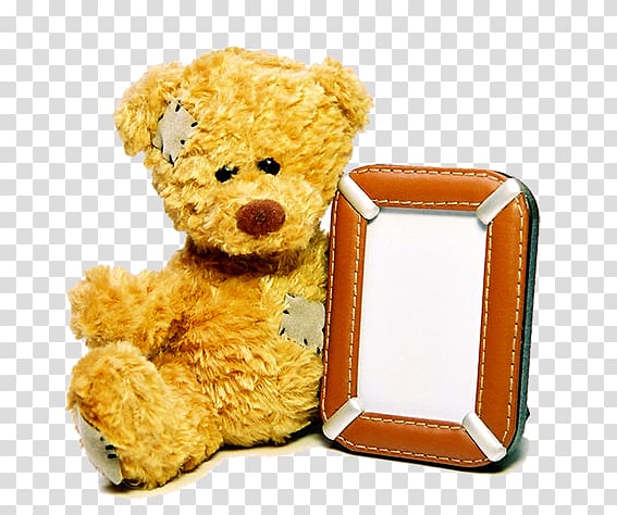 Child .xchng , Bear toy frame transparent background PNG clipart