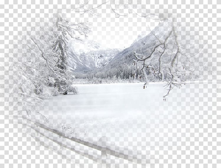 Winter Snow Landscape Desktop , winter transparent background PNG clipart