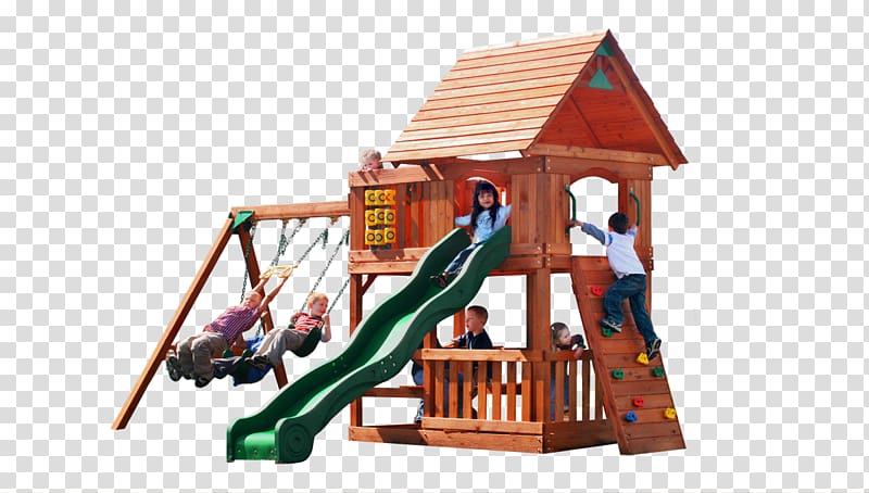Backyard House Outdoor playset Playground Garden, swing transparent background PNG clipart