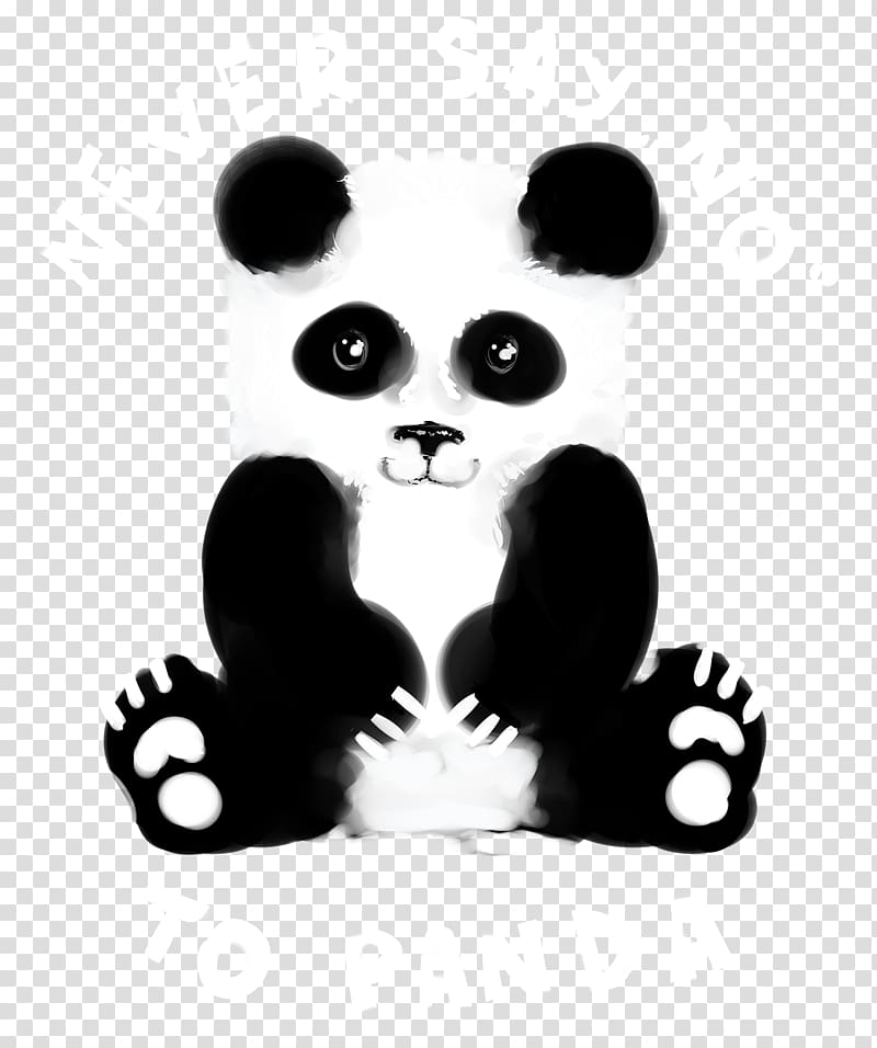 Giant panda Bear Never Say No to Panda Whiskers, panda avatar transparent background PNG clipart