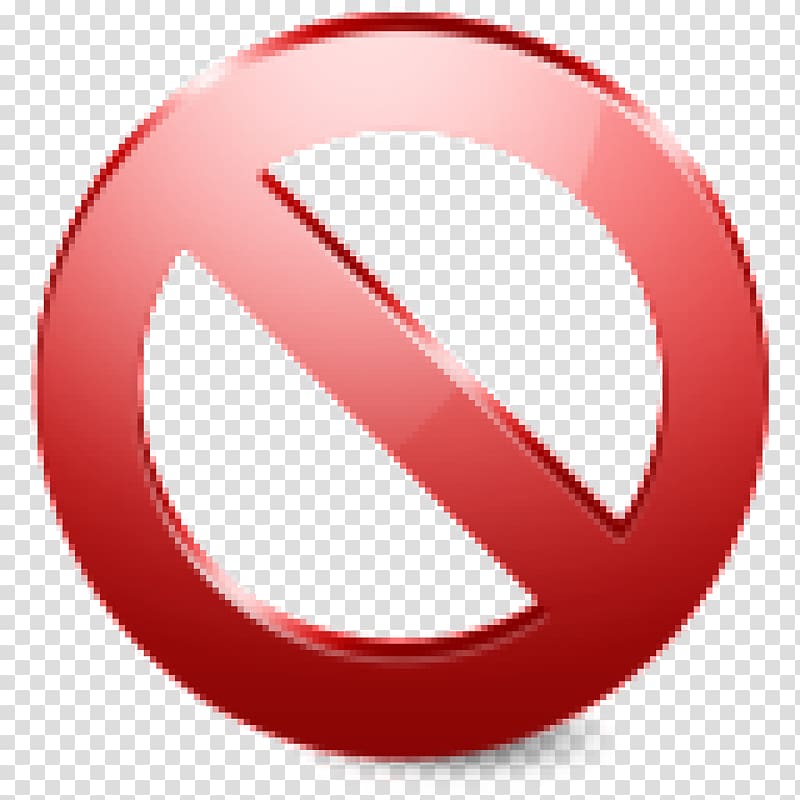 No symbol Slash , circle transparent background PNG clipart