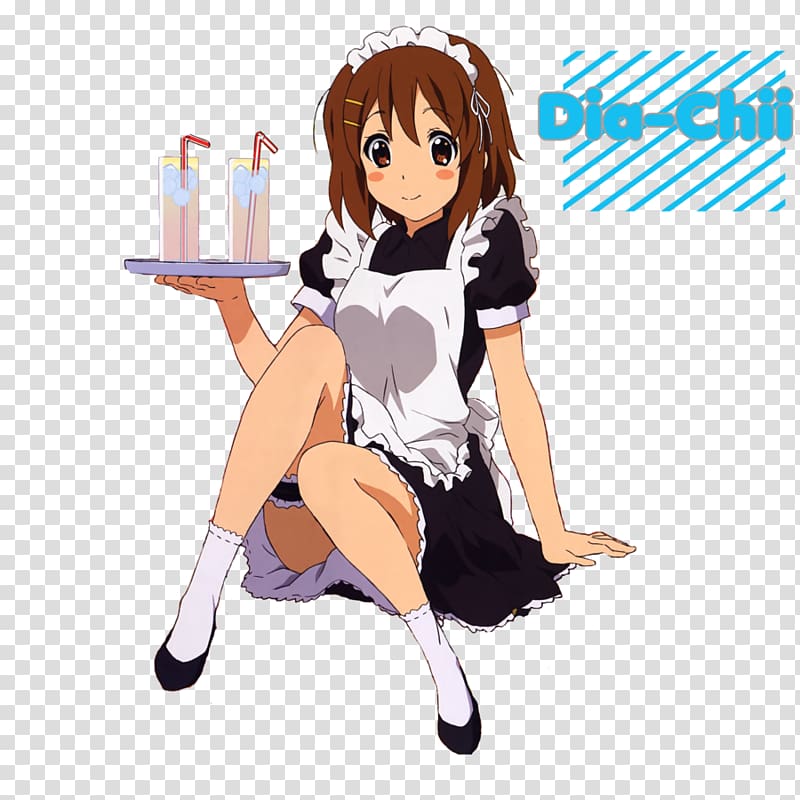 Yui Hirasawa Ritsu Tainaka K-On! Maid Mio Akiyama, maid transparent background PNG clipart