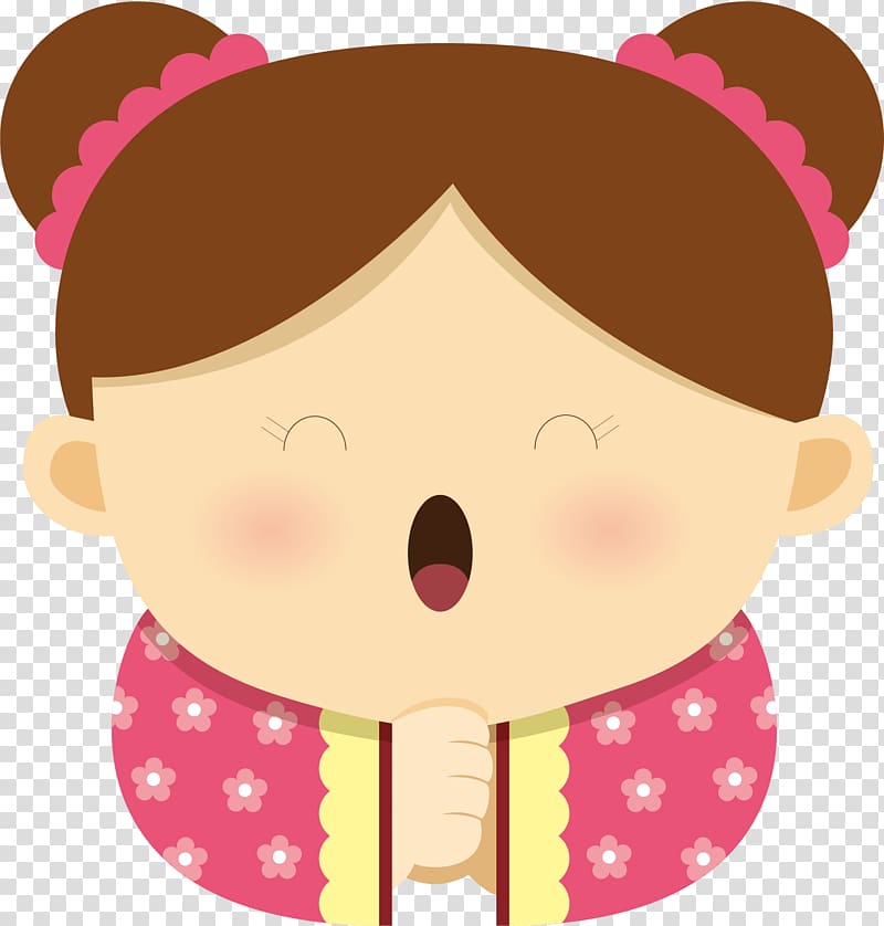 Drawing Doll , hand-painted lucky doll transparent background PNG clipart
