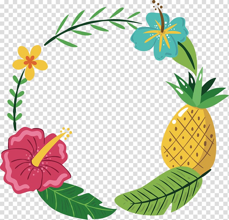 Pineapple Icon, Yellow pineapple decoration box transparent background PNG clipart