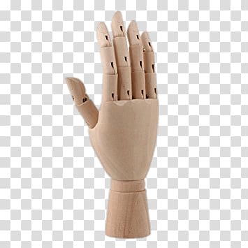 hand support, Articulated Wooden Mannequins Hand transparent background PNG clipart