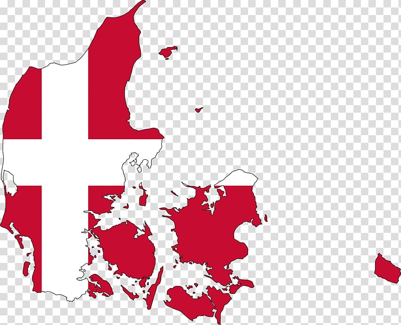 Flag of Denmark Danish Map, country transparent background PNG clipart