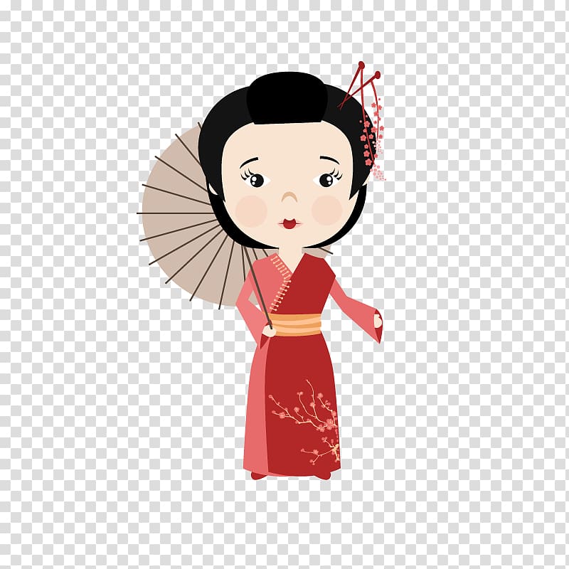 Japan Fa Mulan Cartoon, Japanese girl transparent background PNG ...