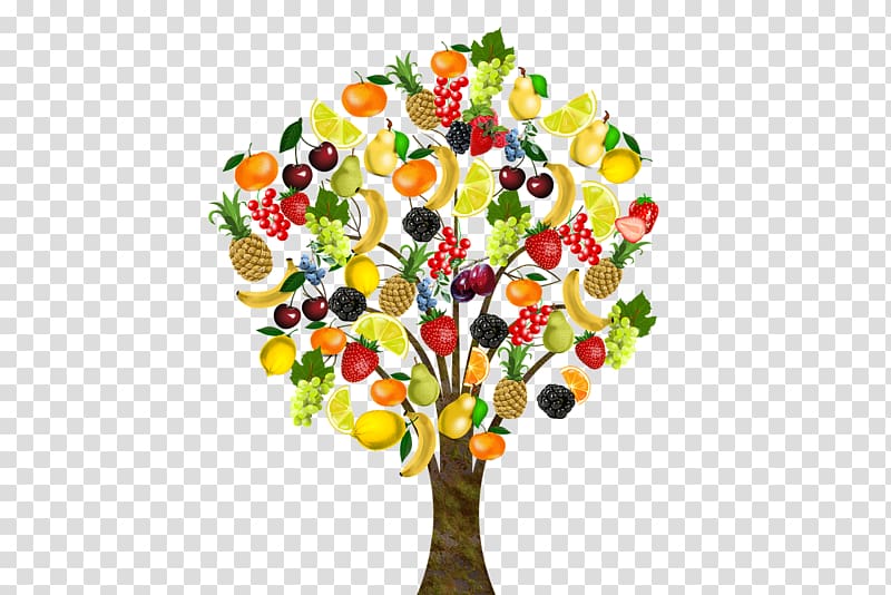 Fruit tree Health Eating, Tree with fruit transparent background PNG clipart