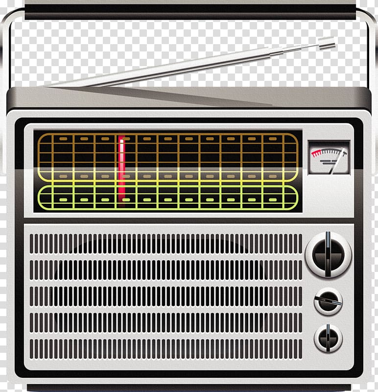Radio, Radio machine transparent background PNG clipart