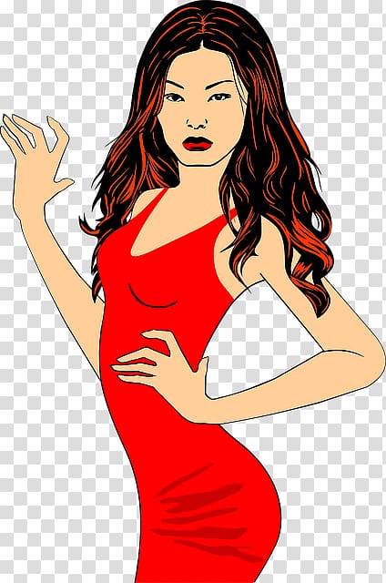 Woman Female, City Girl Cartoon transparent background PNG clipart