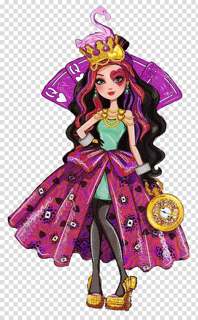 Queen of Hearts Ever After High Alice\'s Adventures in Wonderland Character, others transparent background PNG clipart