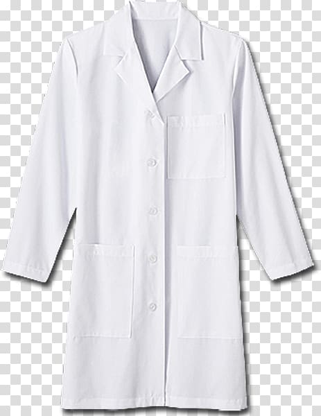 Lab Coats Sleeve Pocket Collar Blouse, white coat transparent background PNG clipart