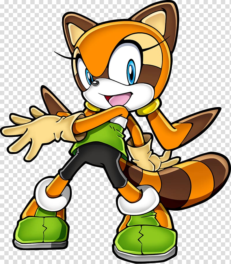 Sonic Rush Adventure Sonic the Hedgehog Tails Cream the Rabbit, raccoon transparent background PNG clipart