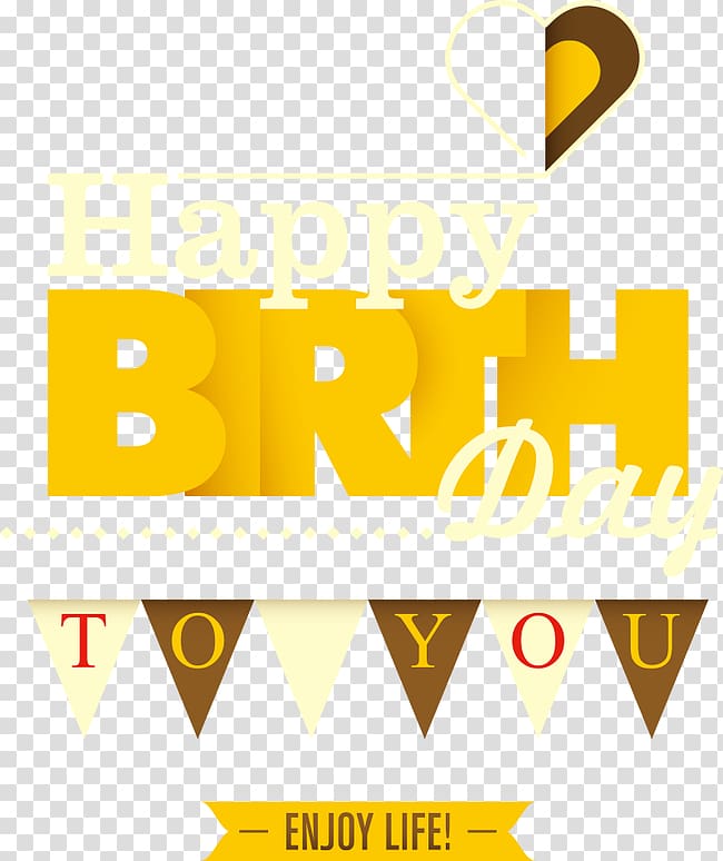 Happy Birthday to You , Three-dimensional font birthday transparent background PNG clipart