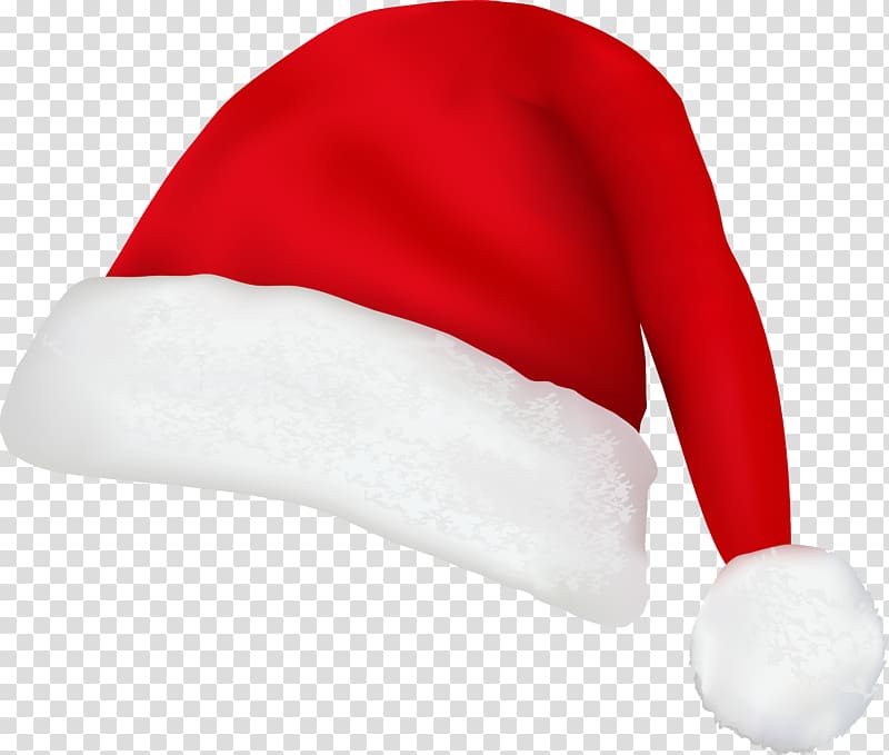 Santa Claus Ded Moroz grandfather Cap, christmas hat material transparent background PNG clipart
