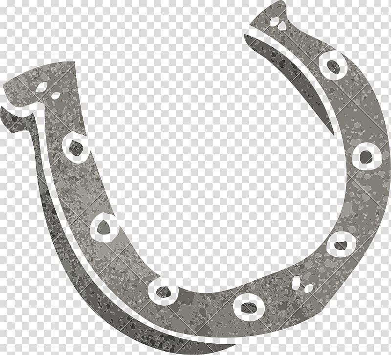 Horseshoe Drawing, lucky symbols transparent background PNG clipart