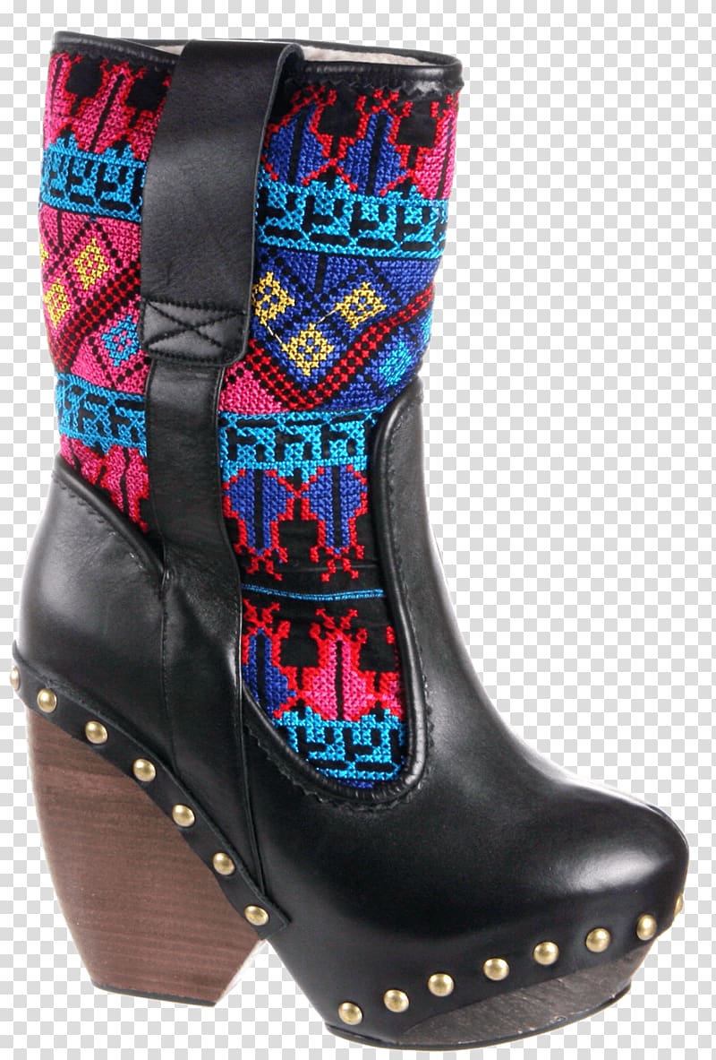 Boot Shoe Footwear Standing Up & Standing Out Cobalt blue, irregular pattern transparent background PNG clipart