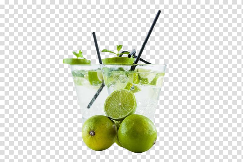 Mojito Soft drink Caipirinha Limeade, Lemon ice drink transparent background PNG clipart