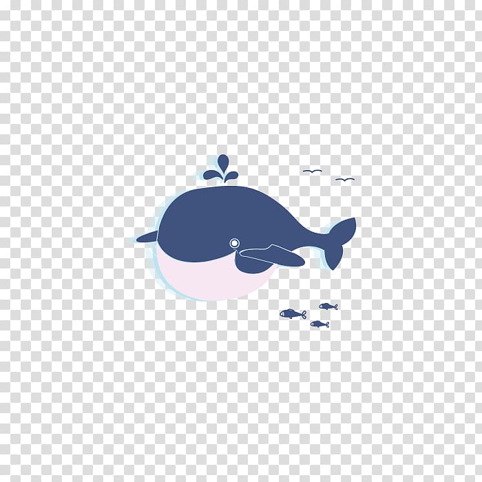 Sticker Blue whale Illustration, Four whales swimming transparent background PNG clipart