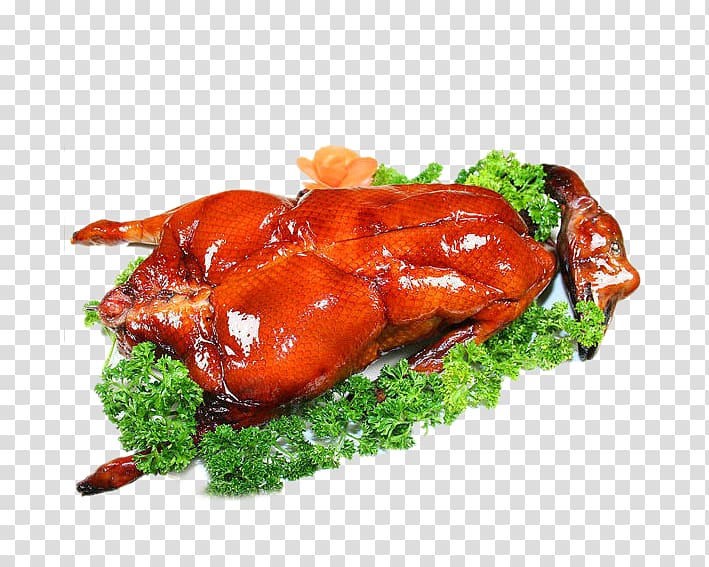 Guangdong Roast goose Peking duck Char siu, Cooked goose transparent background PNG clipart