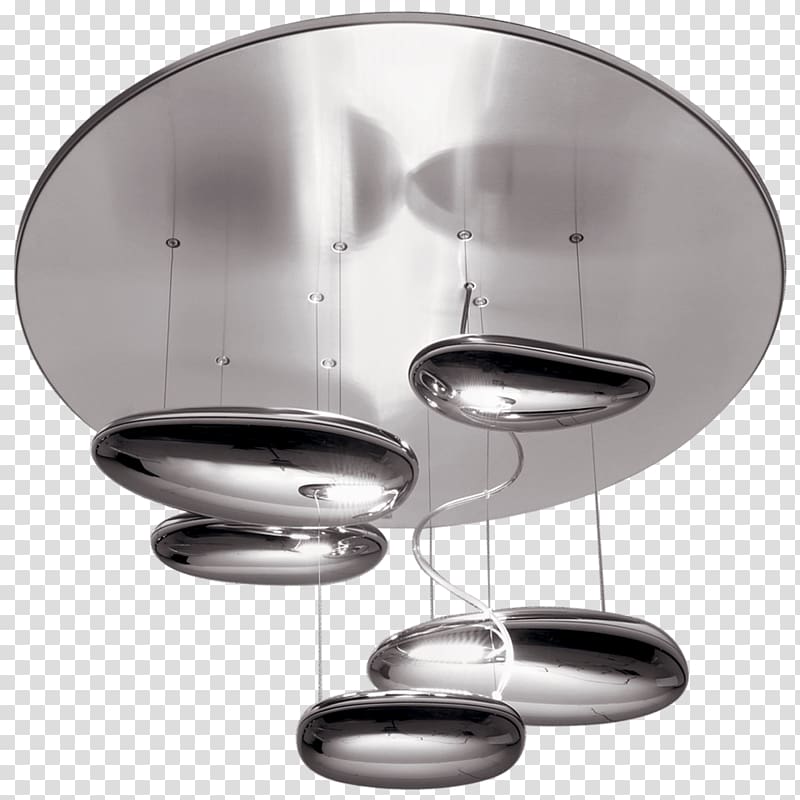 Artemide Mercury AR 1476110A Artemide Mercury Soffitto Ceiling Lamp aluminium/polished/2950K/160W/H Ø Light fixture Lighting, mini ceiling spotlights transparent background PNG clipart