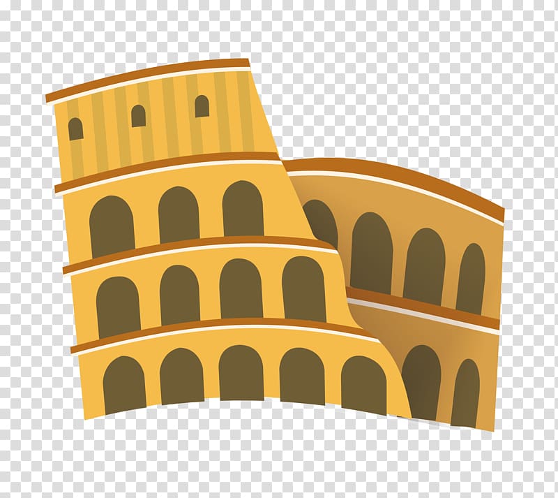 Colosseum Roman Forum Architecture Flat design, Italy Colosseum transparent background PNG clipart