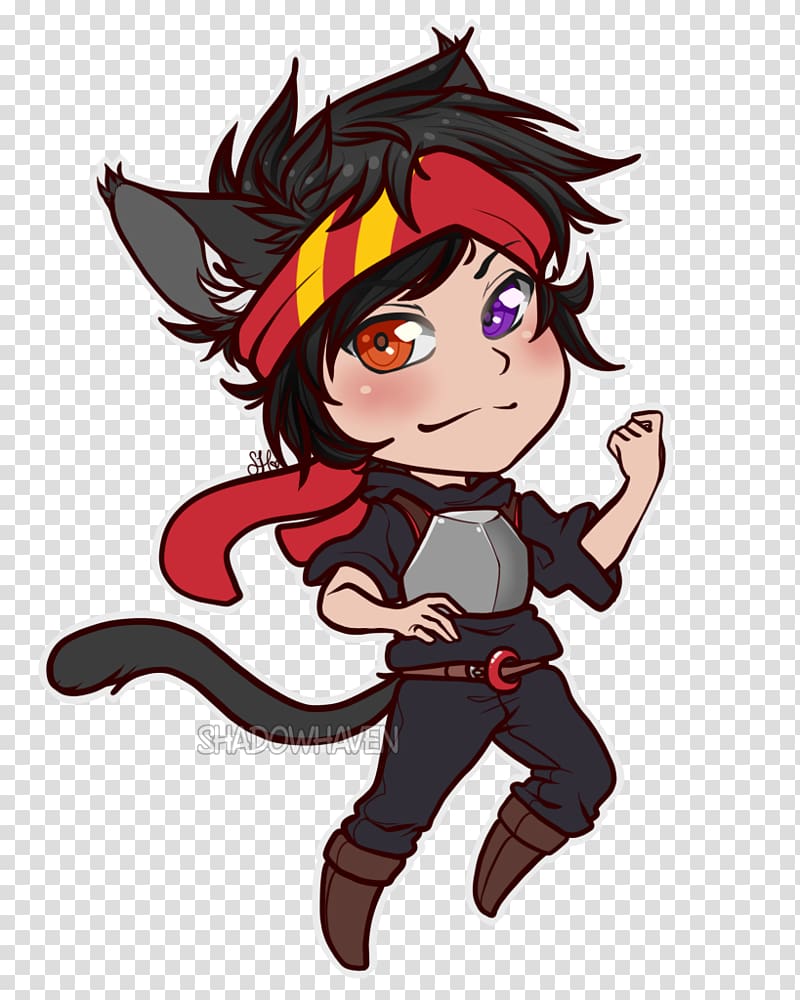 Homo sapiens Black hair Mangaka Legendary creature, catboy transparent background PNG clipart