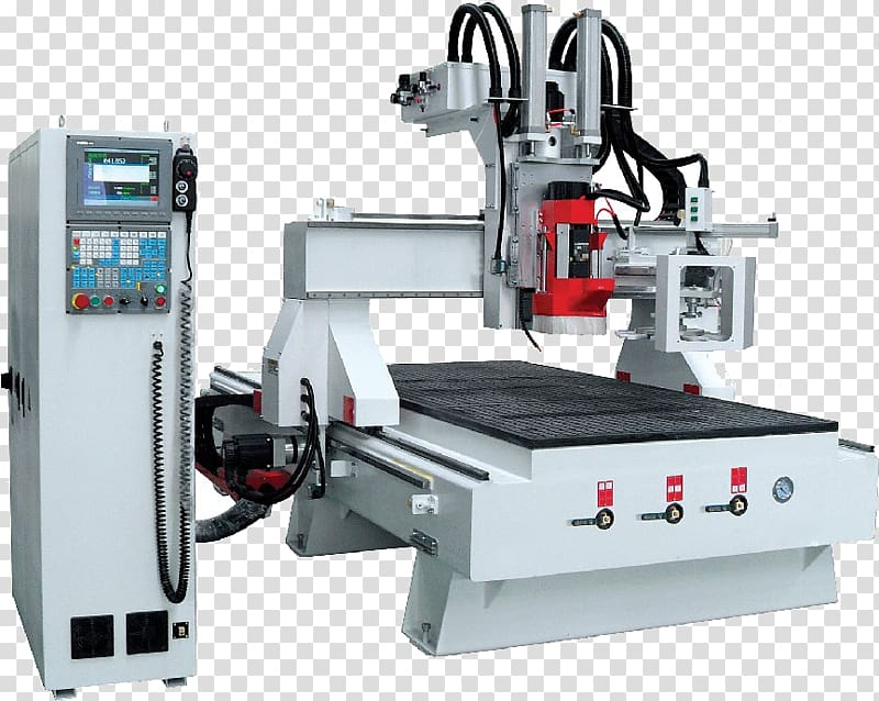 CNC router Computer numerical control CNC wood router Machine Milling, wood transparent background PNG clipart