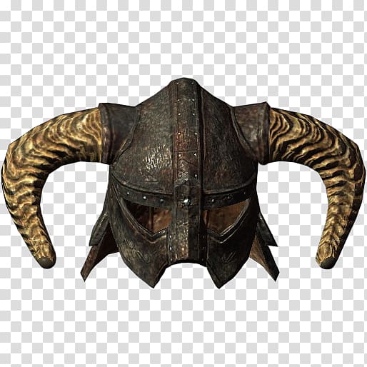 The Elder Scrolls V: Skyrim – Dragonborn Armour Helmet Video game Role-playing game, armour transparent background PNG clipart